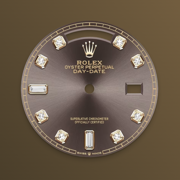 Rolex Day-Date 36 Oyster, 36 mm, Yellow Gold And Diamonds
