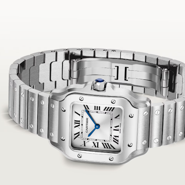 Cartier Santos De Cartier Steel Silver Dial 41mm