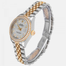 Rolex Datejust 28, Steel Yellow Gold Diamond Ladies Watch 279383