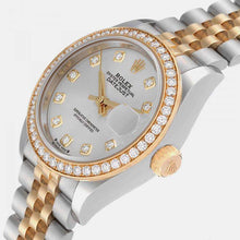 Rolex Datejust 28, Steel Yellow Gold Diamond Ladies Watch 279383
