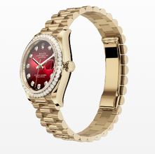 Rolex Datejust Oyster, Yellow Gold and Diamonds 28 mm
