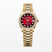 Rolex Datejust Oyster, Yellow Gold and Diamonds 28 mm