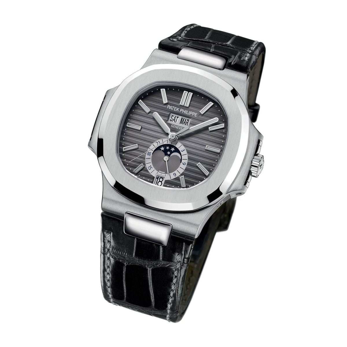 Patek Philippe Nautilus Black With Luminescent Coating
