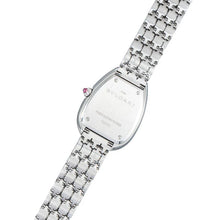 Bvlgari Stainless Steel Rose Gold Diamond Bezel 33mm