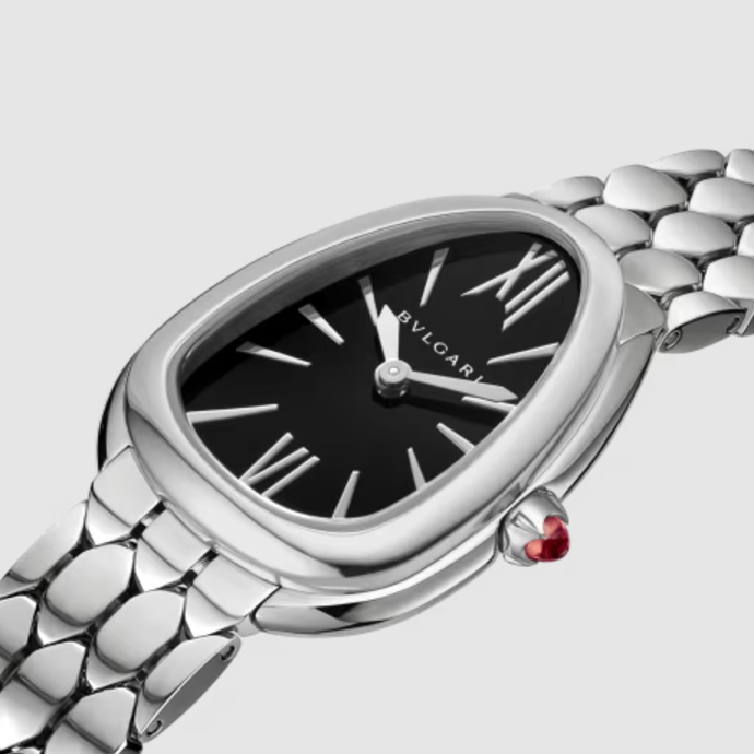 Bvlgari Serpenti Seduttori Black Dial Ladies Watch 33 mm