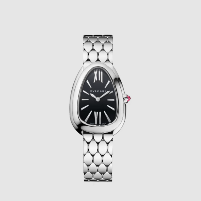 Bvlgari Serpenti Seduttori Black Dial Ladies Watch 33 mm