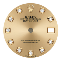 Rolex Lady-Datejust , Oystersteel, Yellow Gold and Diamonds