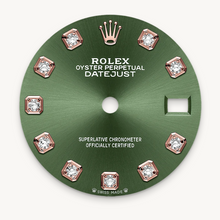 Rolex Lady-Datejust Oystersteel and Everose Gold -Olive-Green Dial