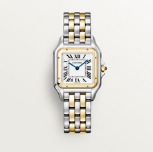 Cartier Panthere De Gold And Steel Medium Watch 37mm