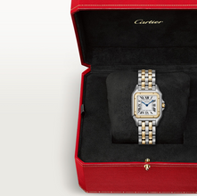 Cartier Panthere De Gold And Steel Medium Watch 37mm