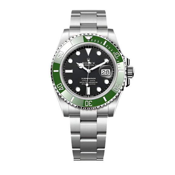 Rolex Submariner Oyster, 41 mm, Oystersteel Green