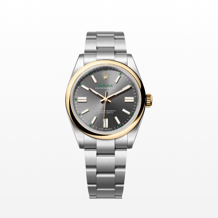 Rolex Oyster Perpetual Oyster, 41 mm, Oystersteel and Yellow Gold