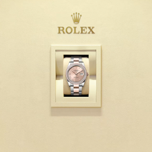 Rolex 36 Oyster, 36 mm, Oystersteel, Everose Gold and Diamonds