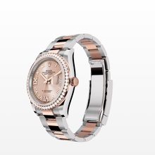 Rolex 36 Oyster, 36 mm, Oystersteel, Everose Gold and Diamonds
