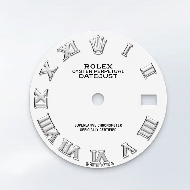 Rolex Lady-Datejust Oyster, 28 mm, Oystersteel, Silver