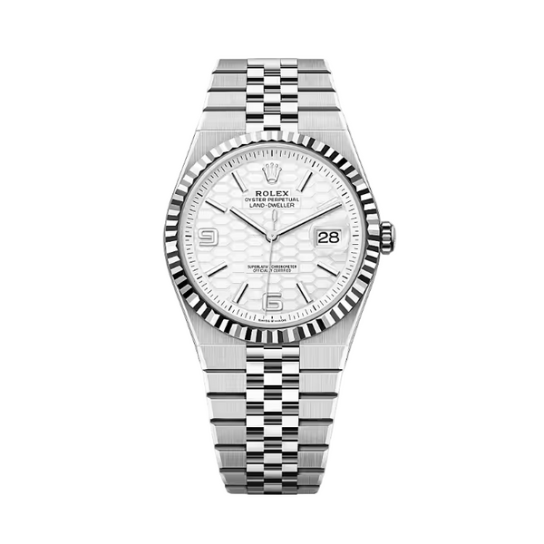 Rolex Land-Dweller 40 Oyster, 40 mm, Oystersteel and White Gold