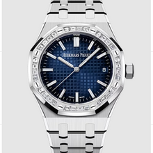 Audemars Piguet Royal Oak Selfwinding Smoked Blue Dial With “Grande Tapisserie” Pattern 41 mm