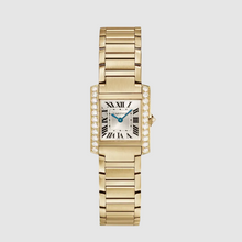 Cartier Tank Française 25.7mm Small Gold Diamond Watch