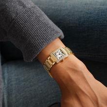 Cartier Tank Française 25.7mm Small Gold Diamond Watch