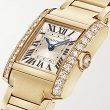Cartier Tank Française 25.7mm Small Gold Diamond Watch
