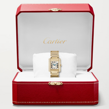 Cartier Tank Française 25.7mm Small Gold Diamond Watch