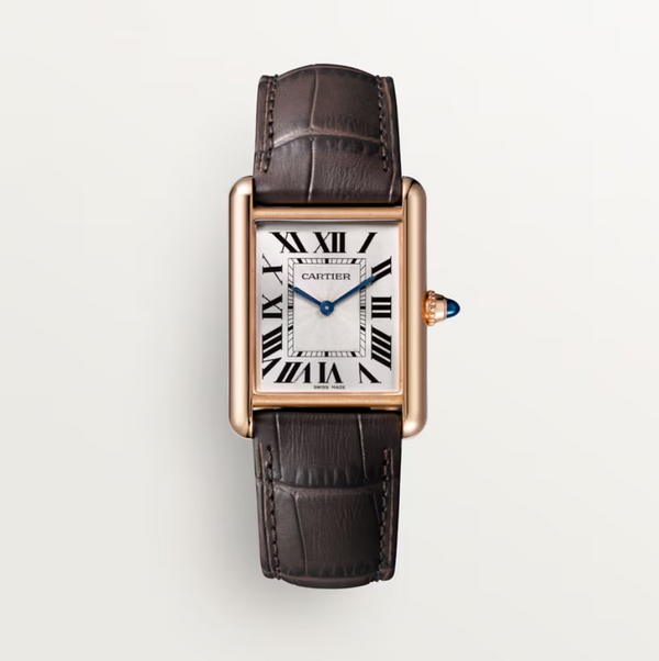 Tank Louis Cartier Watch Medium Model, Automatic Movement, Rose Gold