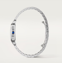 Cartier Santos De Cartier Watch, Small Model, Quartz Movement. Steel Case