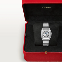 Cartier Santos De Cartier Watch, Small Model, Quartz Movement. Steel Case