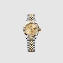 Rolex Lady-Datejust Oyster, 28 mm, Oystersteel and Yellow Gold