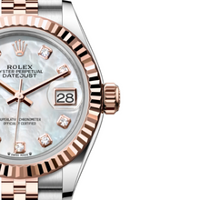 Rolex Lady-Datejust Oyster, 28 mm, Oystersteel and Everose Gold