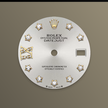 Rolex Lady-Datejust Oyster, 28 mm, Oystersteel, Yellow Gold and Diamonds