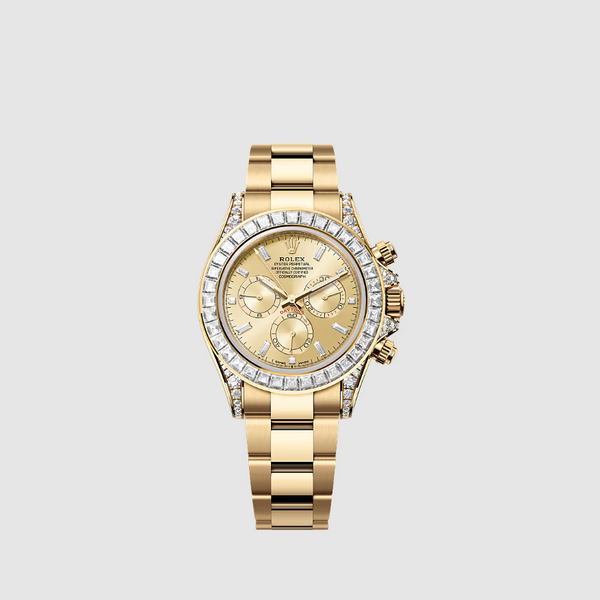 Rolex Cosmograph Daytona Oyster, 40 mm, Yellow Gold and Diamonds