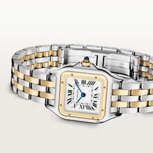 Panthere De Cartier Gold And Steel Small Women's Watch