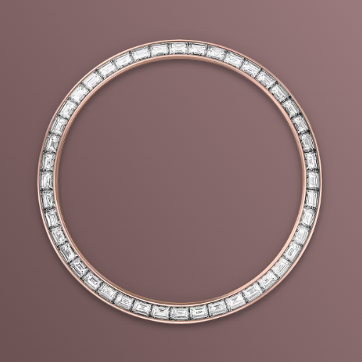 Rolex Land-Dweller 40 Oyster, 40 mm, Everose Gold and Diamonds