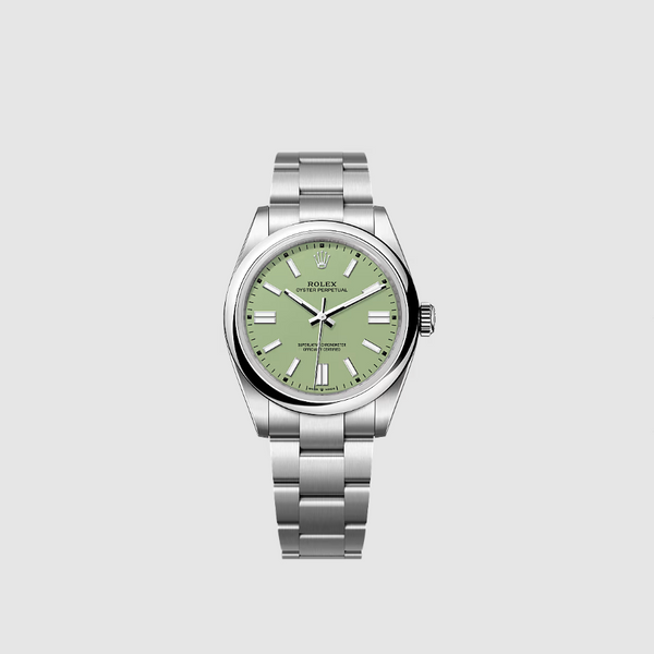Rolex Oyster Perpetual 41  Oyster, 41 mm, Oystersteel Pistachio