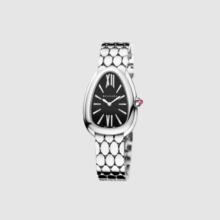 Bvlgari Serpenti Seduttori Black Dial Ladies Watch 33 mm