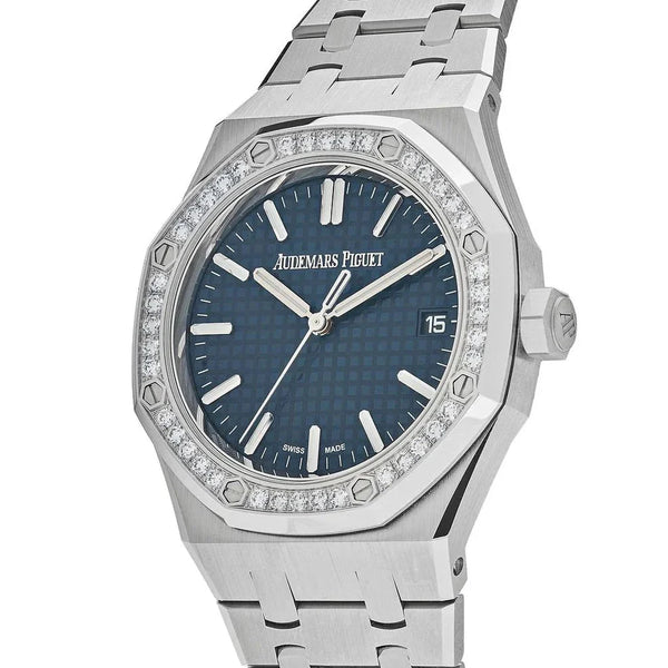 Audemars Piguet Royal Oak 50th Anniversary Diamonds Blue Dial - BEAUTY BAR