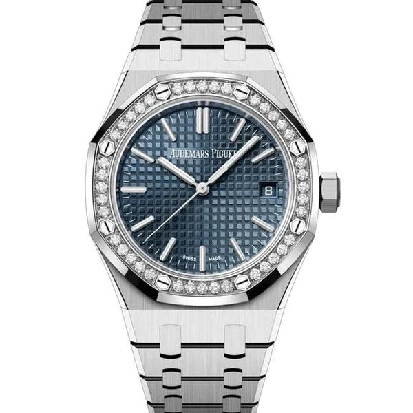 Audemars Piguet Royal Oak 50th Anniversary Diamonds Blue Dial - BEAUTY BAR