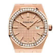 Audemars Piguet Royal Oak Crystal Rose Gold Steel Strap Watch 67651OR - BEAUTY BAR