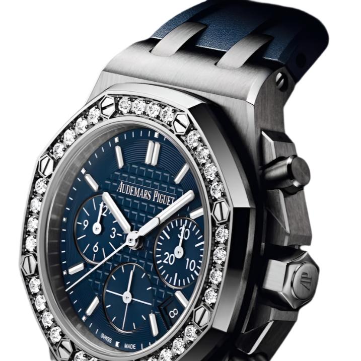 Audemars Piguet Royal Oak Offshore Selfwinding Chronograph 37mm Blue Dial