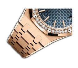 Audemars Piguet Royal Oak Women's Gold-Black Watch Selfwinding - BEAUTY BAR