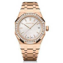 Audemars Piguet Royal Oak Women's Gold-White Watch Selfwinding - BEAUTY BAR