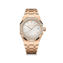 Audemars Piguet Royal Oak Women's Gold-White Watch Selfwinding - BEAUTY BAR