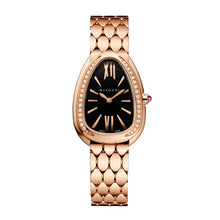 Bvlgari Serpenti Seduttori Diamonds Black Dial Rose Gold Steel - BEAUTY BAR