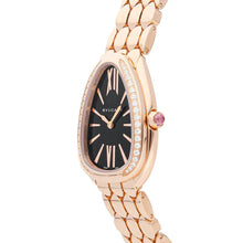 Bvlgari Serpenti Seduttori Diamonds Black Dial Rose Gold Steel - BEAUTY BAR