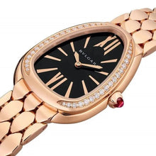 Bvlgari Serpenti Seduttori Diamonds Black Dial Rose Gold Steel - BEAUTY BAR