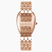 Bvlgari Serpenti Seduttori Diamonds Green Dial Rose Gold Steel Strap Watch For Women - BEAUTY BAR