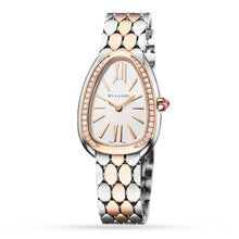 Bvlgari Serpenti Seduttori Stainless Stee Rose Gold With Crestal Ladies Watch - BEAUTY BAR