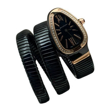 Bvlgari Serpenti Tubogas Woman Gold-Black Watch - BEAUTY BAR