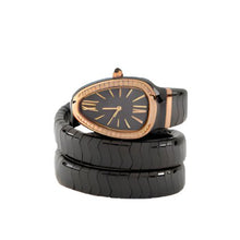 Bvlgari Serpenti Tubogas Woman Gold-Black Watch - BEAUTY BAR